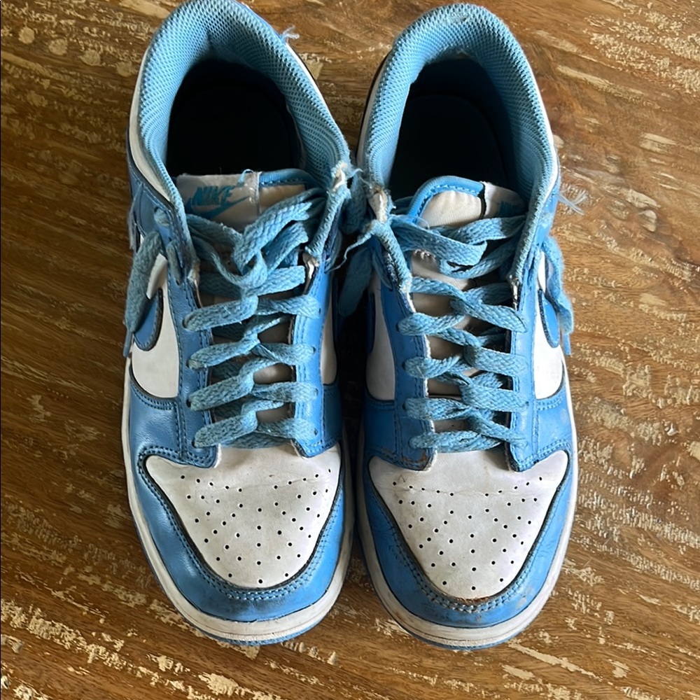 Nike Blue and White Athletic Shoes